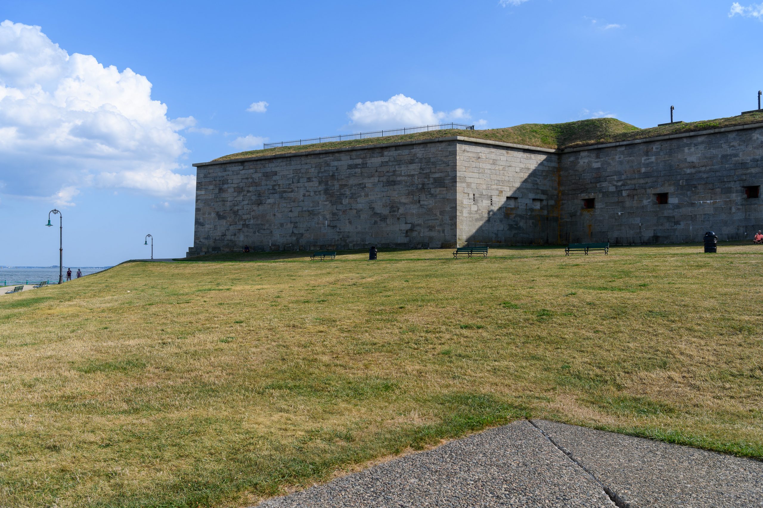The Castle Island Fort in South Boston
